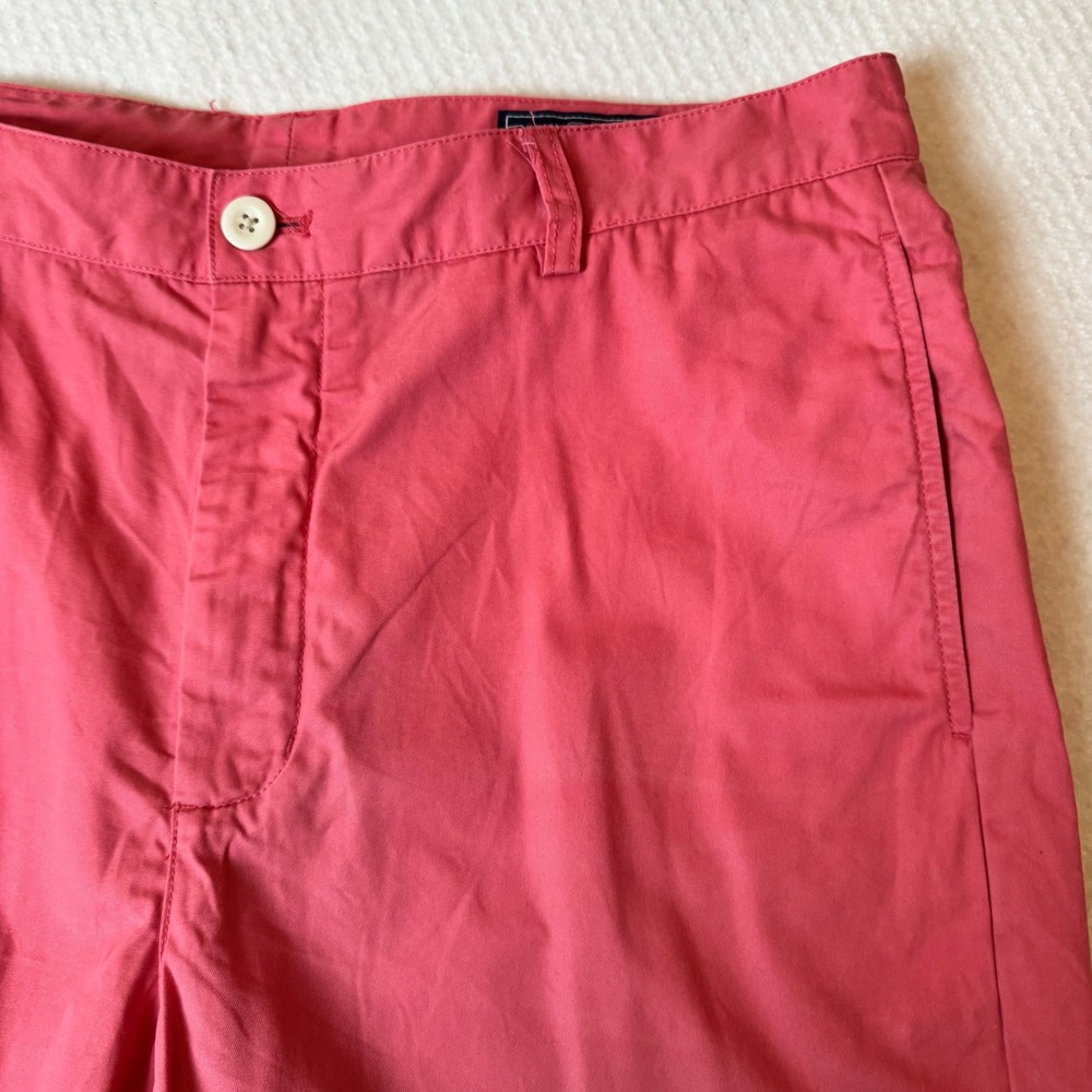 Vineyard Vines Breaker Shorts Mens 35 Coral Pink Excellent Cotton 7in Inseam
